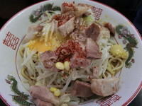 「まぜそば（700円）＋カレー（50円）」@らぁめん 元気の源の写真