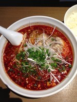 「デビルドラゴン＋小ライス（1000円＋100円）」@Dragon Noodle's ドラゴンラーメンの写真