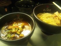 「小盛つけめん+メンマ」@極辛BLACKつけ麺 七代目けいすけの写真