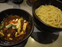 「つけ麺 並盛(880円)」@極辛BLACKつけ麺 七代目けいすけの写真