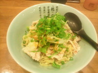 「肉盛り塩油そば（650円）」@伝説のすた丼屋 秋葉原店の写真