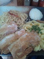 「あいもりカレーつけ麺（大盛り）」@とろ肉つけ麺 魚とんの写真