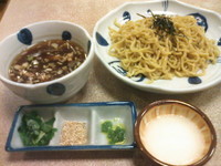 「石臼挽きざるらーめん」@与ろゐ屋の写真