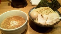 「特製つけ麺(濃厚)　大盛り」@鼈の写真