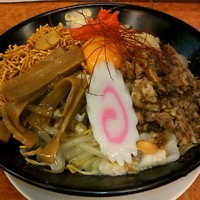 「まぜ基本　（ニンニク少な目）」@麺賊 夢我夢中の写真