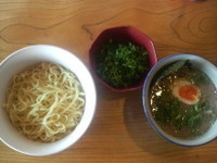「和風つけ麺＋ねぎ」@博多ラーメン かつ屋の写真