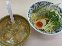 「うめしおつけ麺 ￥800」@あぢとみ食堂の写真