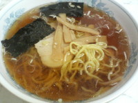 「半チャーハンらーめん」@らーめん ほうらいの写真