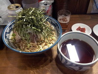 「【試作品】ぶっかけ　大盛」@ラーメンアキラの写真