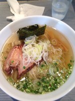 「煮干蕎麦　塩　細麺　炭焼きチャーシュー（730円）」@喜乃壺の写真