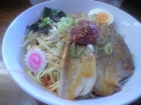 「元祖たれそば＋梅塩パーツ」@江戸川橋大勝軒の写真