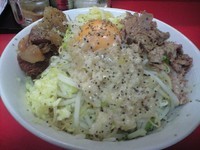 「汁なし（ヤサイニンニクアブラ）」@らーめん豚喜の写真