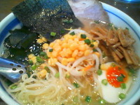 「特製塩ラーメン＋めんま（￥６５０＋￥１００）」@らあめん寺子屋しみずの写真