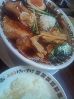 「肉そば極み＋半ライス」@New Old Style 肉そばけいすけの写真