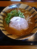 「赤味噌ラーメン 650円(麺大盛り無料、半ライス無料)」@伝丸 薬円台店の写真