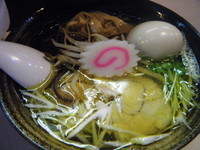 「魚介塩ラーメン700円（限定）+味玉100円」@桜台らぁ麺 美志満の写真