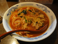 「ホルモンチゲラーメン」@ラーメンここだ家の写真