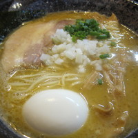 「とりそば（７００円）＋味玉（１００円）」@麺堂 稲葉の写真