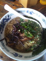 「らーめん【650円】　替え玉【100円】」@成竜 平和橋通り店の写真