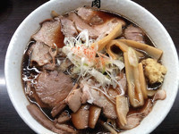 「肉そば(醤油)(680円)」@肉そば総本山 神保町 けいすけの写真