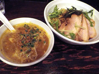 「濃厚カレーつけ麺＋チャーシュー、700円＋200円」@麺Dining 38の写真