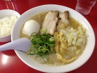 「弘法ラーメン＋味玉＋小ライス（￥650＋￥100＋サービス）」@だしラーメン 麺屋 弘法の写真