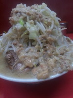 「小豚増しラーメン（ヤサイ、アブラ）」@ラーメン二郎 大宮店の写真