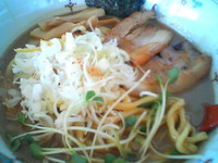 「特濃煮干豚骨／とろりそば（￥７００）」@味箪笥の写真