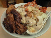 「油そば（750円）」@自家製ラーメン 大者の写真