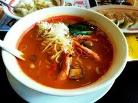 「トムヤムクンラーメン（６１９円）」@幸楽苑 東松戸駅前店の写真