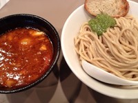 「海老トマトつけ麺　並（850円）」@つけ麺 五ノ神製作所の写真