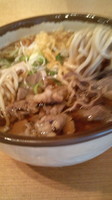 「にくそば500円」@（有）高本製麺所の写真
