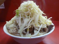 「ミニラーメン　野菜マシマシ+タマネギ」@麺屋 桐龍の写真