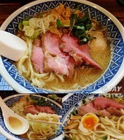 「「らーめん大盛」￥750+「特増し」￥250」@燦燦斗の写真