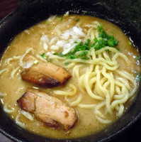 「魚介豚骨太らーめん￥７００＋クーポン麺大盛」@麺バカ息子の写真