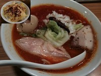 「味玉チリトマト 800円+チーズごはん 150円」@カッパ64 福生店の写真