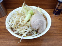 「ラーメン　赤　野菜増し」@ラーメン たすじろうの写真