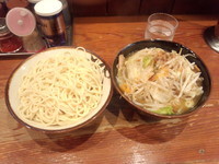 「あつもりそば＋もり野菜」@東池袋大勝軒 横濱西口店の写真