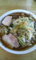「野菜ラーメン＋チャーシュートッピング（525円＋105円）」@らーめん たじま屋の写真