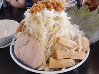 「角ふじ麺＋ヤサイ玉ねぎマシニンニク＋全部のせ」@山勝 角ふじ 金沢店の写真