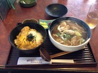 「とりなん定食(うどん)」@そば処 美登路の写真