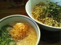 「※【次回限定予定?】なめ茸おろしつけ麺」@ラーメンアキラの写真