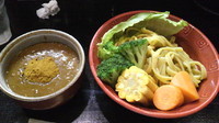 「スパイシードラゴカレーつけ麺中盛」@トリシオブットイメン 井の庄の写真