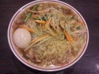 「【瑞山クラシック】もやしそば ￥750＋味玉(クーポン)」@中華蕎麦 瑞山（ZUIZAN）の写真