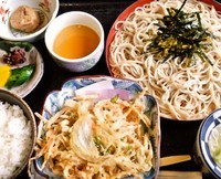 「かき揚げ膳(840円)」@砂場の写真