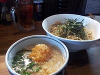 「【７月限定？】なめ茸おろしつけ麺」@ラーメンアキラの写真