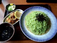 「冷やしつけ麺 匠（翡翠麺）」@つけ麺 ゆきむら吉衛門 松戸店の写真