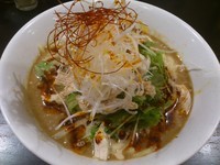 「【限定】蒸し鶏冷やし担々麺 ￥900」@らーめん こてつの写真