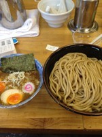 「2号つけ蕎麦　大　（800円＋100円）」@中華蕎麦 サンジの写真