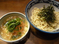 「【７月限定】なめ茸おろしつけ麺　７８０円」@ラーメンアキラの写真